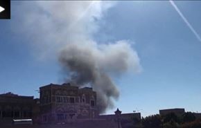 گزارش العالم از حمله به وزارت دفاع یمن + فیلم