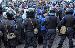 اقالة رئيس بلدية كييف بعد تفريق المتظاهرين بعنف