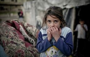 وضعيت تكان دهنده آوارگان سوری در سوز و سرما + عکس