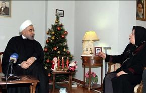 روحاني يؤکد على دور الاقلیات الدینیة في الثورة