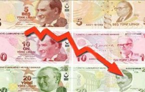 انخفاض سعر الليرة التركية لادنى مستوى في تاريخها