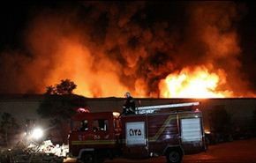 3 اصابات جراء حريق في مصنع بتروكيمياويات بايران