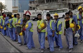 تداوم استثمار کارگران در قطر