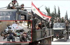 هلاکت 45 تروریست در کمین ارتش سوریه