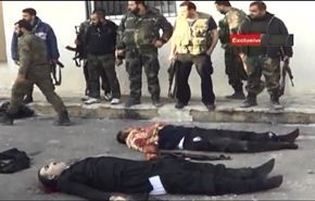 فيديو خاص: قتلى المسلحين في كمين للجيش بريف حماة