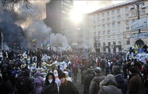 المعارضة الاوكرانية مصممة على مواصلة الاحتجاج
