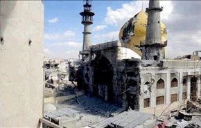 تخریب گنبد مرقد حضرت سکینه (س) در سوریه