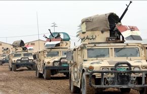 رژه مشترک ارتش و عشایر عراق در رمادی