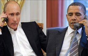 اوباما يعرب عن قلقه لبوتين من احتمال تدخل روسي في اوكرانيا