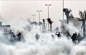 ویدیو؛ استفاده از گاز سمی علیه عزاداران بحرینی