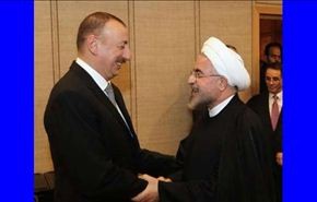 الرئيس روحاني يستقبل الرئيس الاذربيجاني في طهران