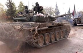 یورش شدید ارتش سوریه به تروریست‌ها در حومه دمشق