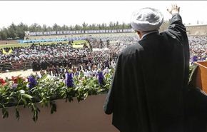 روحاني في محافظة سيستان وبلوجستان وسط ترحيب كبير+صور وفيديو