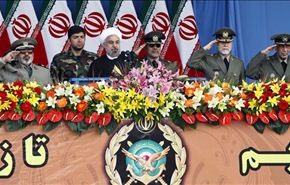 الرئيس روحاني بيوم الجيش: قواتنا المسلحة ضمان لأمن المنطقة