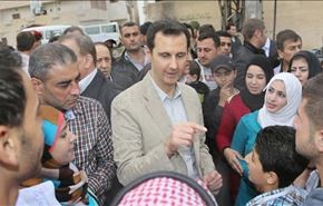 همراهی دوربین العالم با رئیس جمهور سوریه در معلولا