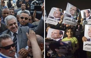 تواصل الحملات الانتخابية والمنافسة تشتد بين السيسي وصباحي