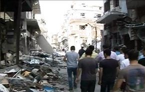 الجيش السوري يؤمن مدينة حمص القديمة والاهالي يتفقدون ممتلكاتهم