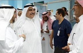 صور/ وزير الصحة السعودي يزور المصابين بـ