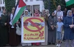 تنديد بتواطؤ الحکام العرب ضد المقاومة الفلسطينية+صور وفيديو