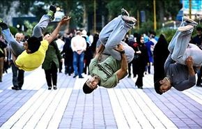 صور/ رياضة الباركور في ايران