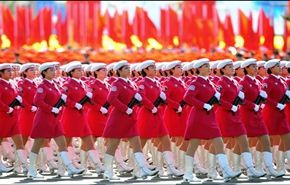 بالفيديو: عرض عسكري لمجندات صينيات