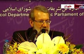 لاريجاني:حل أزمة سوريا في صناديق الاقتراع وليس بالغرف المغلقة بالخارج