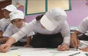 مخیم صیفي لابناء الشهداء في غزة