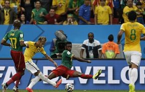 مونديال 2014: نيمار يتألق مجددا ويقود البرازيل الى الدور الثاني