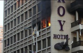 فيديو: لحظة تفجير فندق الروشة في بيروت+تفاصيل