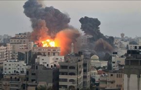 شهادت 8فلسطینی دربمباران دو منزل مسکونی غزه