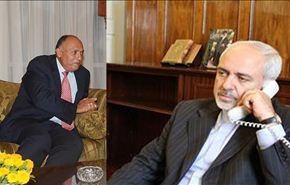 ظريف يهاتف نظيره المصري لبحث العدوان على غزة