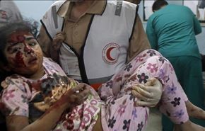 1100 کودک فلسطینی در دو هفته قربانی شدند