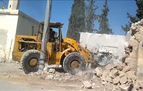 تخریب مسجد فاطمه زهرا(ص) در رقه به‌دست داعش