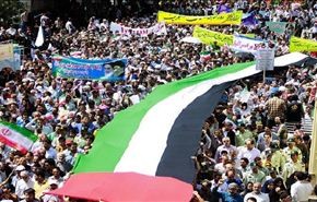 صور/ مشاركة واسعة للايرانيين في يوم القدس العالمي