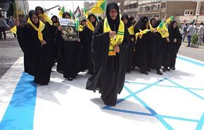 الاف العراقيين يشاركون بمسيرات يوم القدس العالمي للتنديد بجرائم الاحتلال