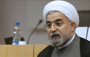 الرئيس روحاني يشيد بصمود غزة ورد المقاومة على العدوان الاسرائيلي