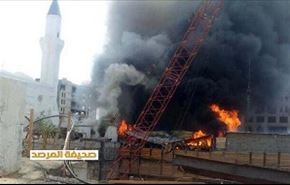 آتش سوزی در ساختمان تولیت مسجد النبی