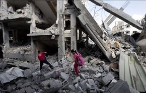 تصاویر زنده از ویرانی‌های غزه