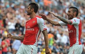 أرسنال يسحق سيتي ويفوز بلقب درع المجتمع