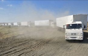 وصول 16 شاحنة من المساعدات الروسية إلى أوكرانيا