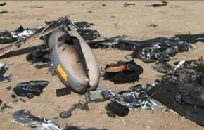 بالفيديو: الصور الاولى لطائرة التجسس الاسرائيلية التي اسقطت في إيران