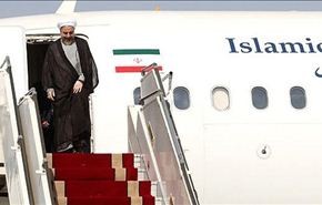 الرئيس الايراني يصل الى مدينة مشهد المقدسة