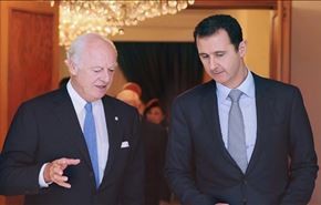الأسد لـ دي ميستورا: الإرهاب بات الخطر الأكبر الذي يهدد الجميع