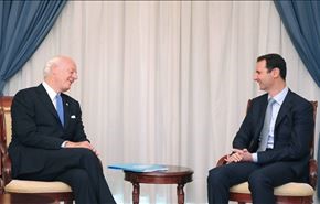 در دیدار بشار اسد و فرستاده ویژه سازمان ملل چه گذشت