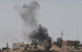آتش سوزی در ساختمان تلویزیون یمن