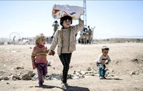 آوارگی هزاران کرد سوریه در مناطق مرزی + عکس