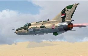 سرنگونی یک جنگنده سوری به دست صهیونیستها