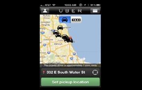 تطبيق Uber لطلب سيارات الاجرة