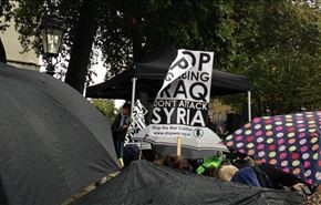 تظاهرة ضخمة في لندن تتهم السعودية بالوقوف وراء 