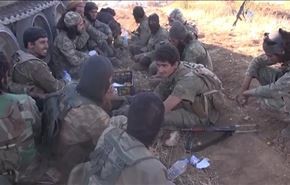 شیوه سرود خواندن داعشی‌ها در کوبانی  + فیلم